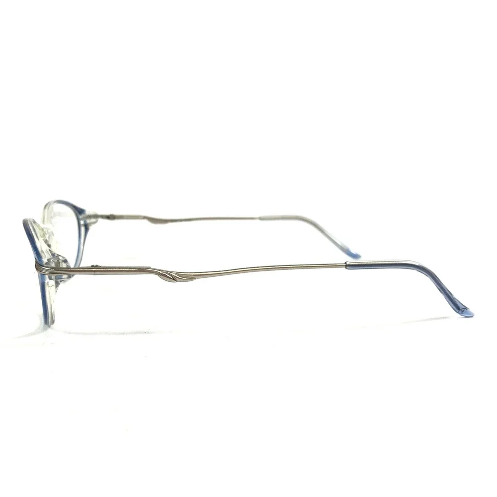 Voyant Eyeglasses Frames NEVA 5058 250 Clear Blue Gradient Silver 50-17-133